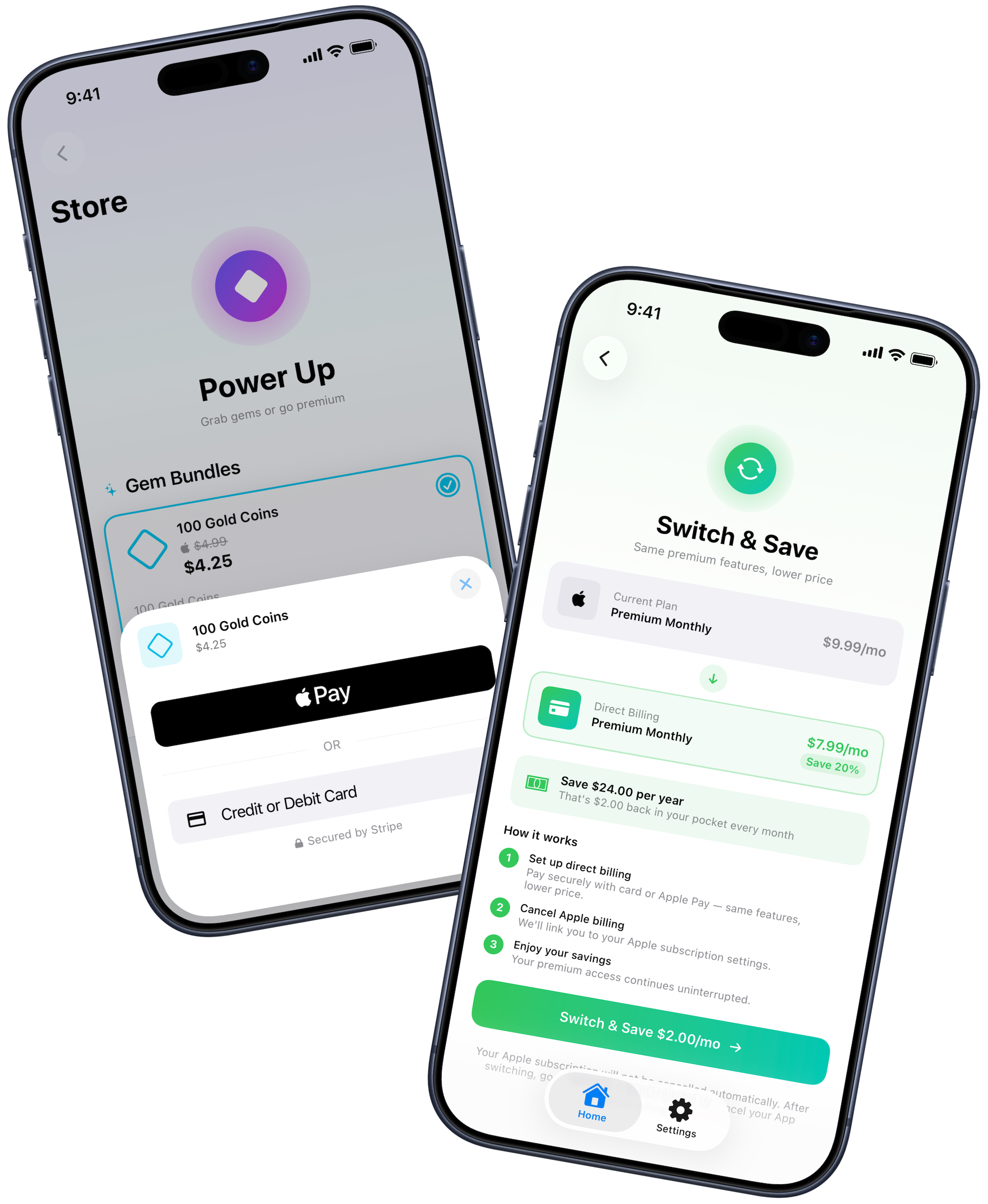 ZeroSettle iOS SDK — Store and Migration UI